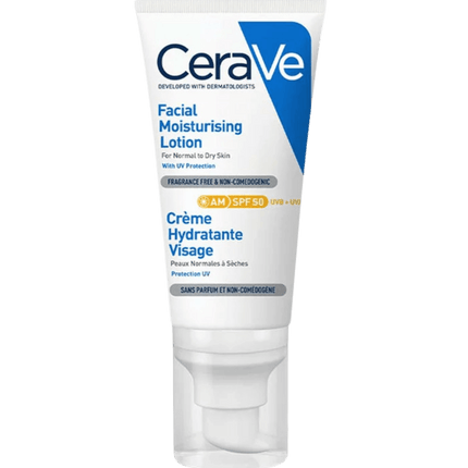 CeraVe Hydraterende Gezichtscrème SPF50 Dagcrème 52 ml