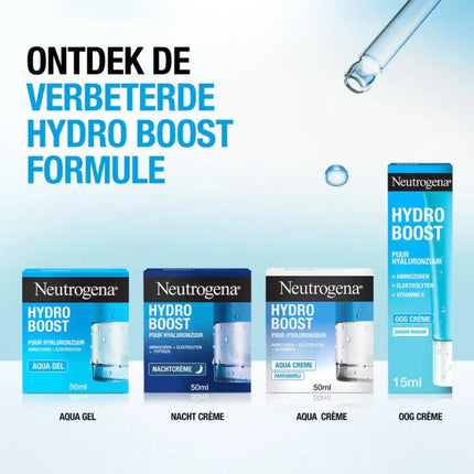 Neutrogena Hydro Boost Aqua Gel in ochtendroutine voor hydratatie