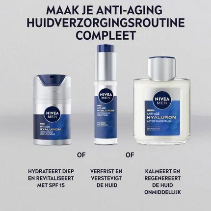 NIVEA MEN Anti-Age Hyaluron in anti-aging huidverzorgingsroutine